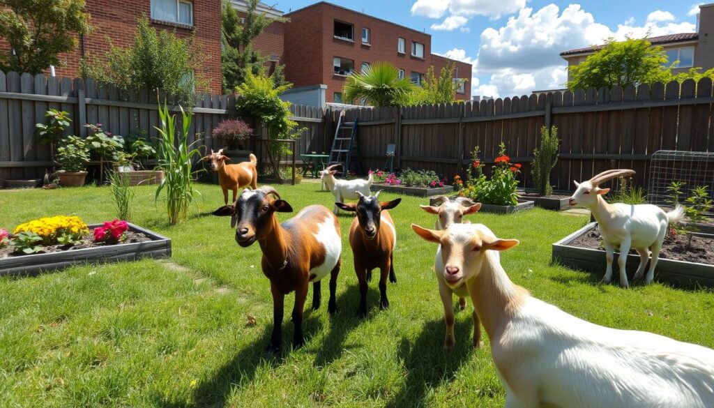 Backyard Goats