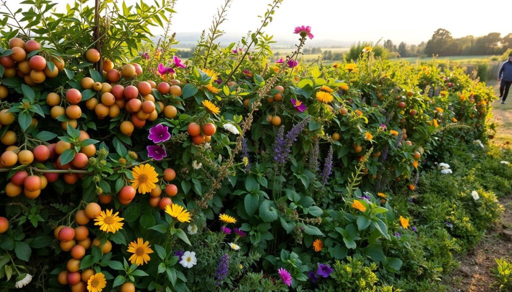 Edible Permaculture Hedgerow