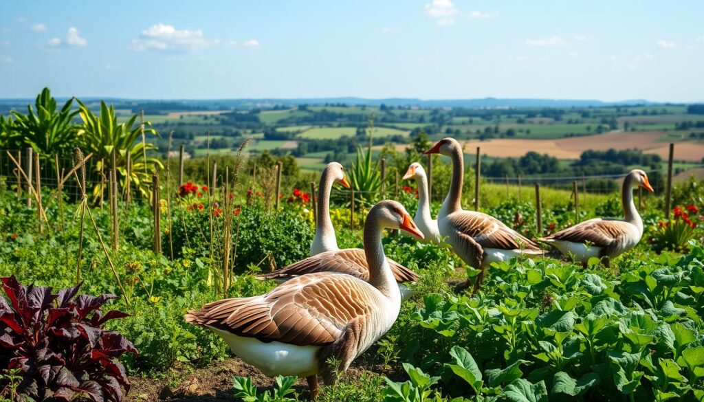 Geese weed control