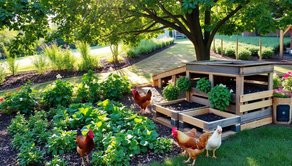 Gravity-Fed Composting Yard