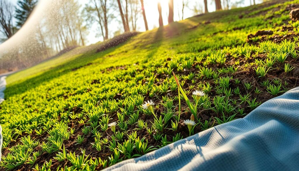 Hydroseeding and Erosion Control Blankets