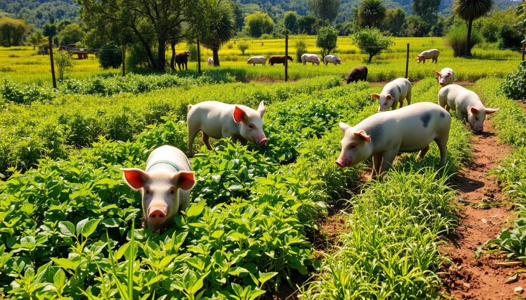 Pigs in Permaculture Ecosystems