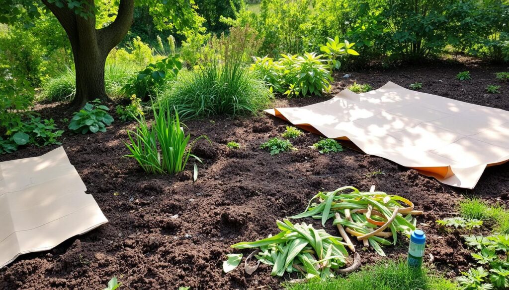 Preparing the Area for Mulch Layering