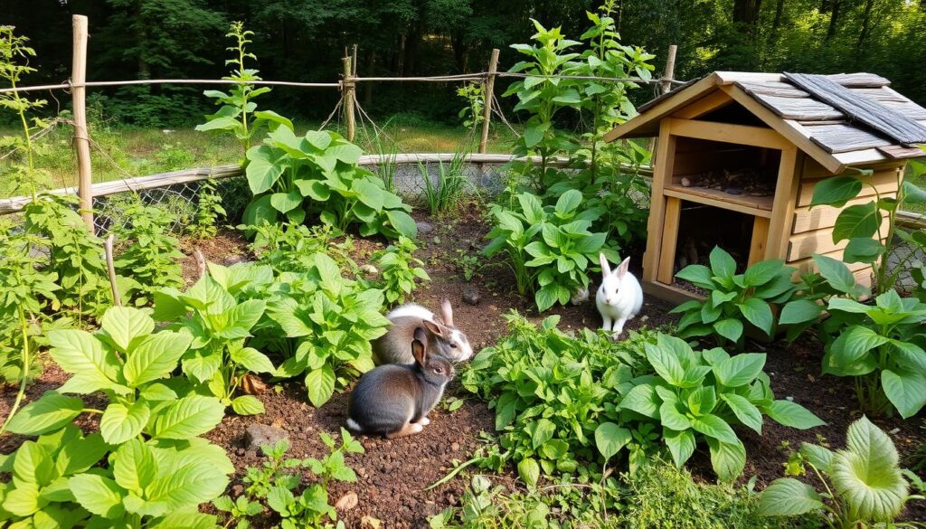 Rabbits in permaculture