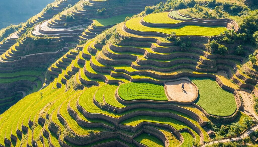 Tillage practices for terraced fields