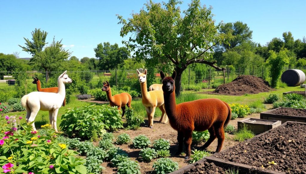 alpacas in permaculture