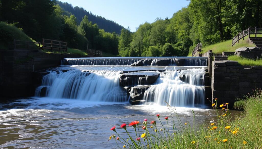 check dam spillway