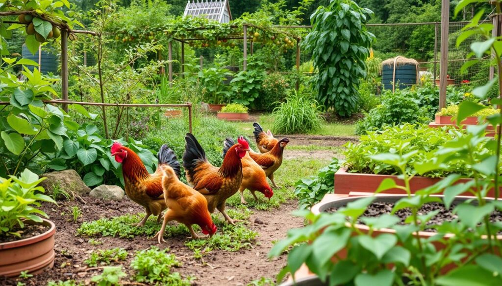 chickens in permaculture