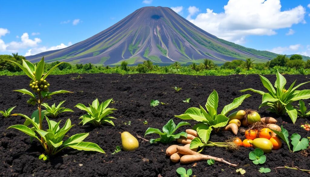 crops for volcanic soils