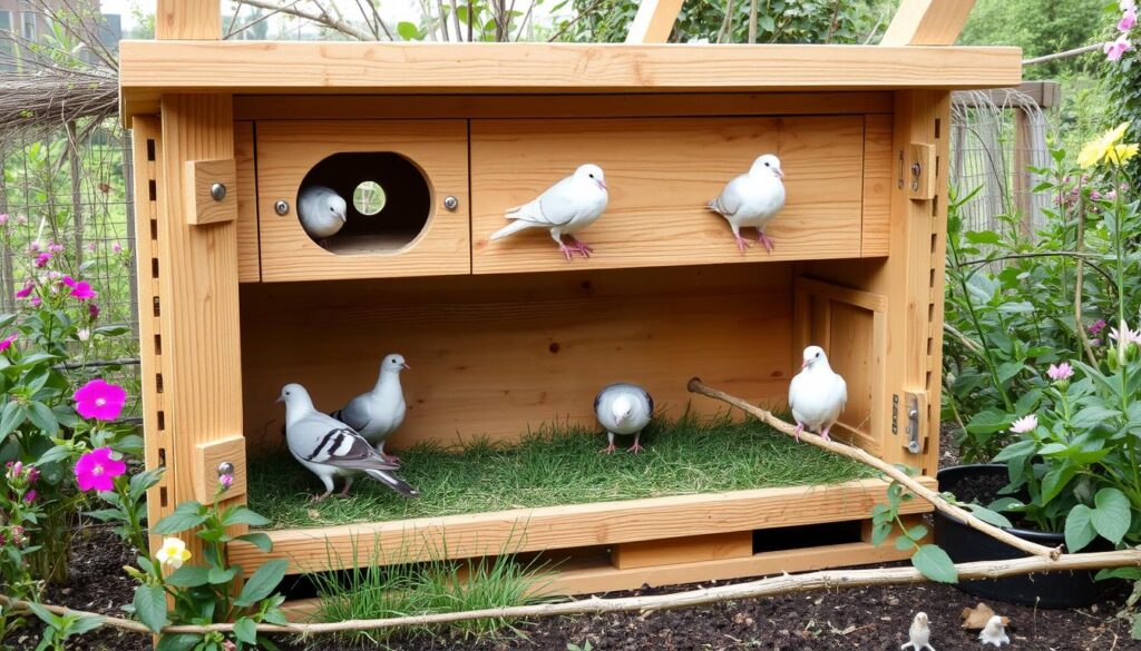 doves pigeons coop design