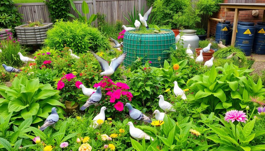 doves pigeons permaculture