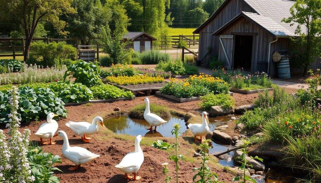 duck integrated farming