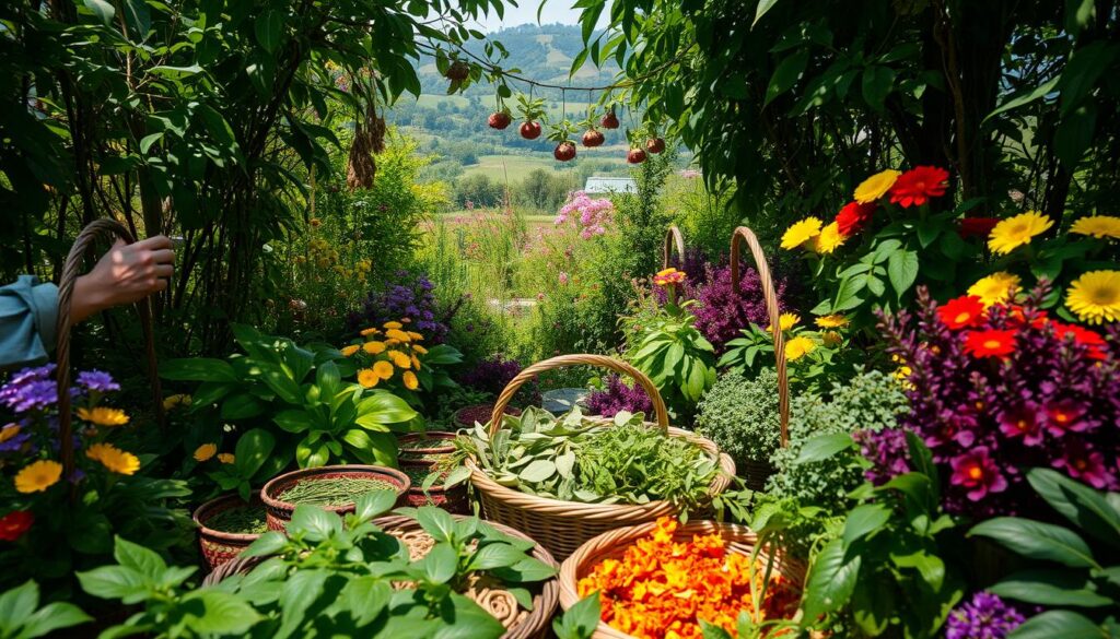 harvesting natural dyes