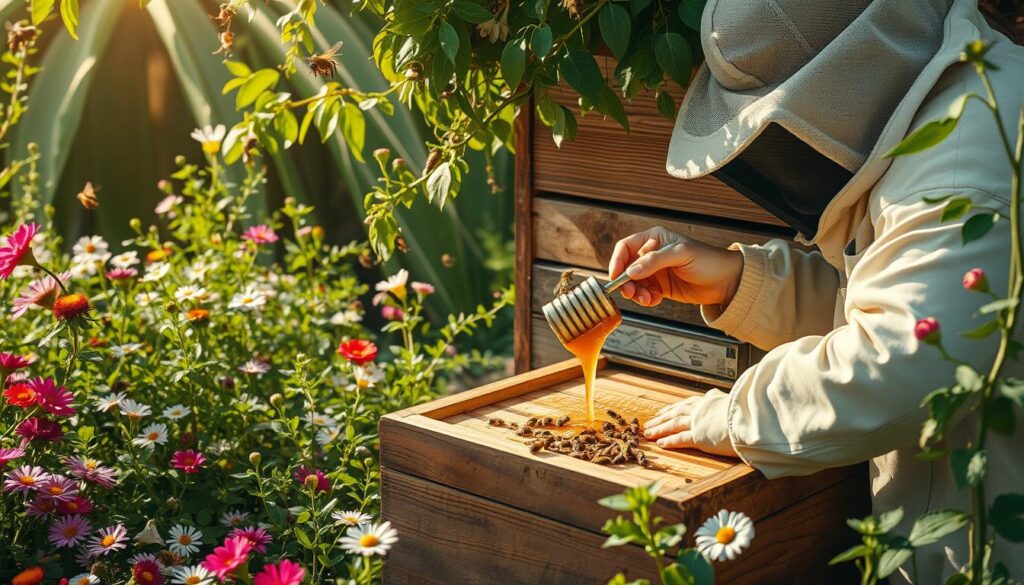 honey harvesting