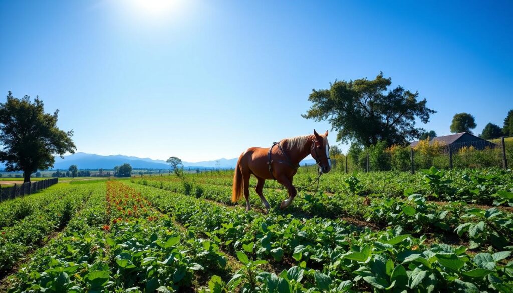 horse power in permaculture