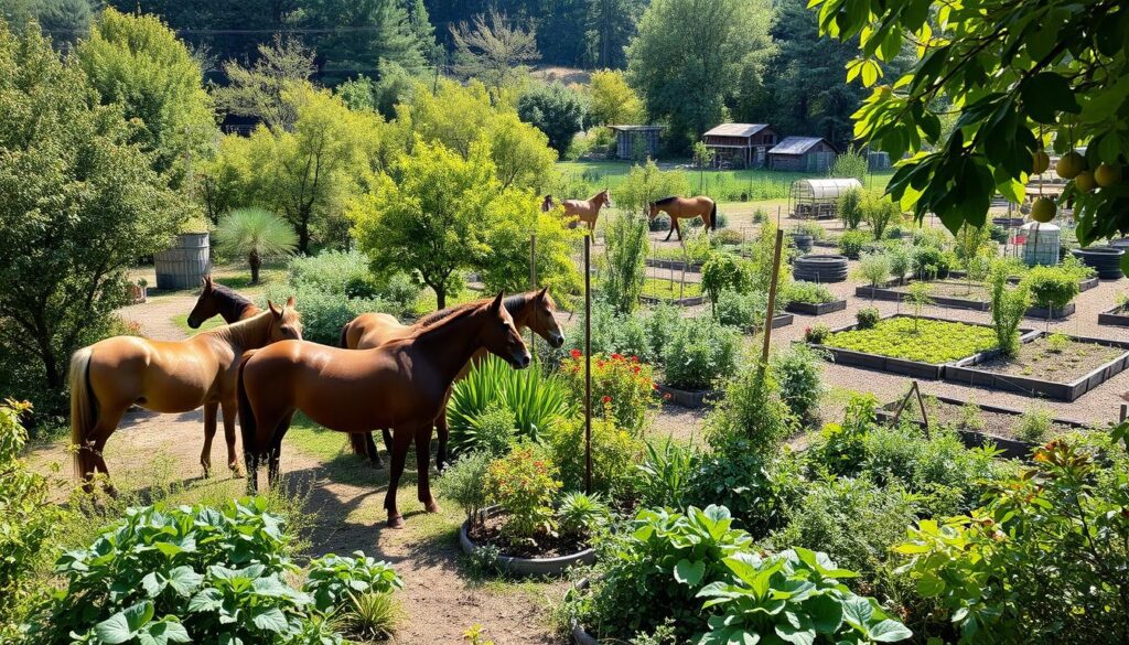 horses in permaculture