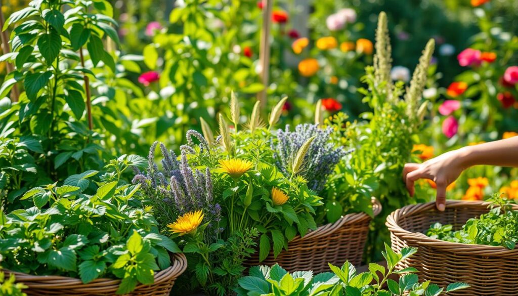 medicinal plant harvesting