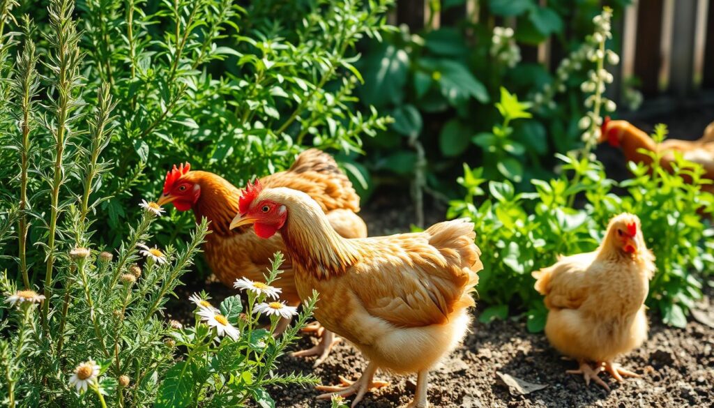 medicinal plants for chicken health