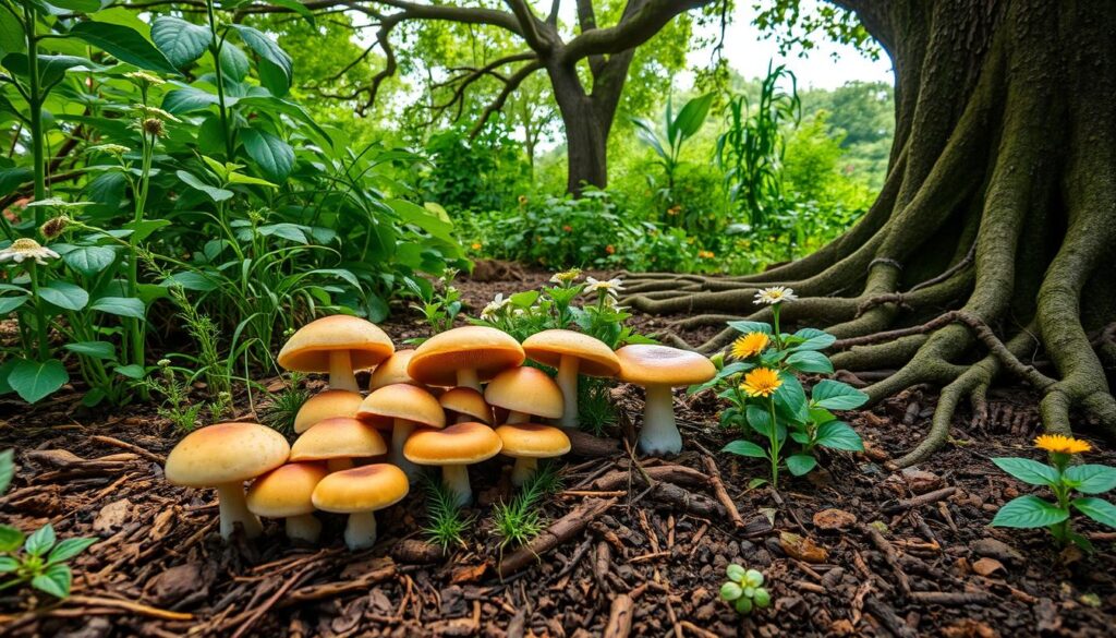 mushroom in permaculture