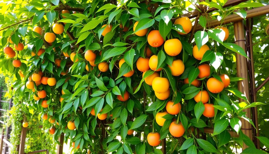 passion fruit vines