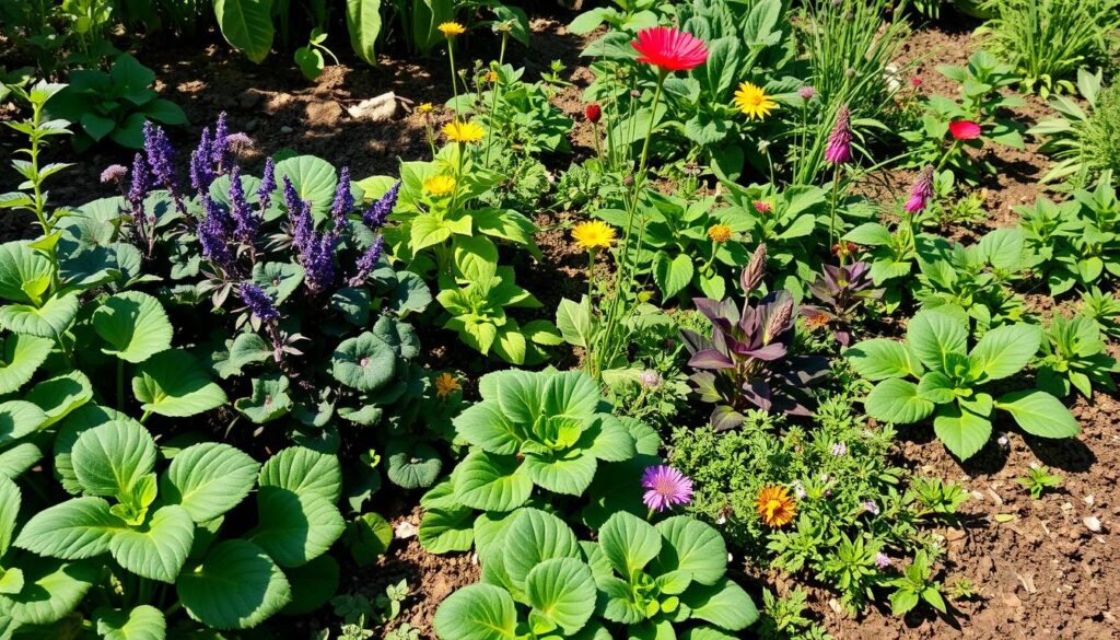 perennial vegetable companion planting