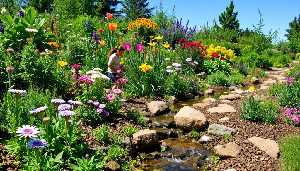 permaculture rain gardens