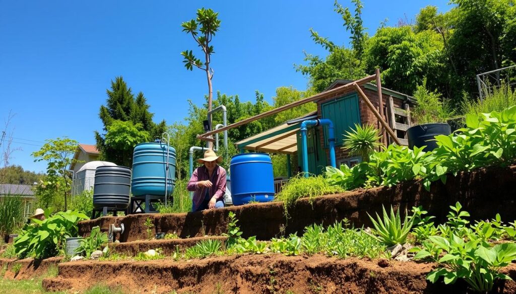 permaculture water management techniques