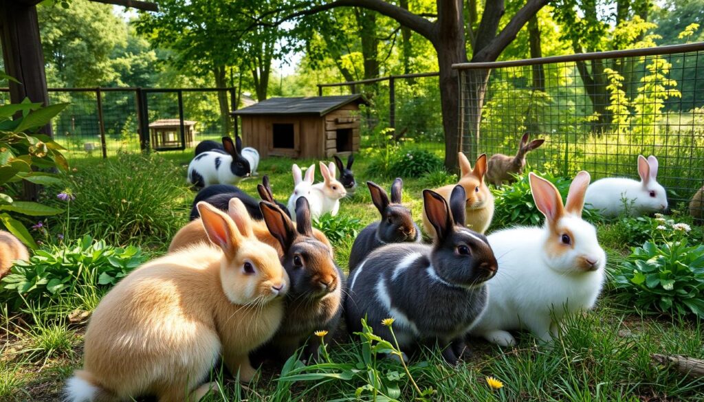 rabbits for fur production