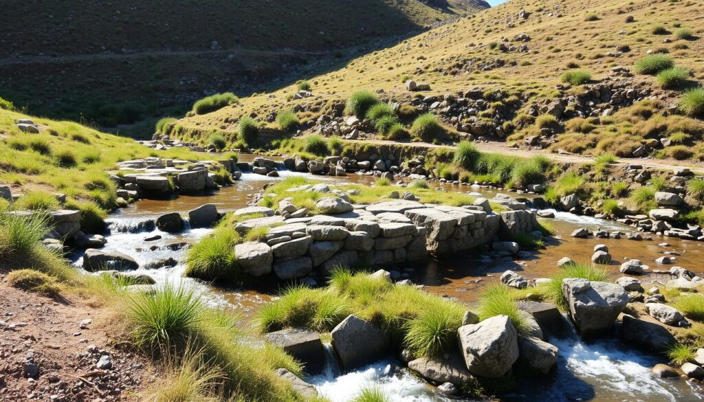 rock check dams