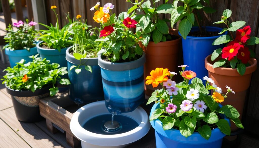 self-watering containers