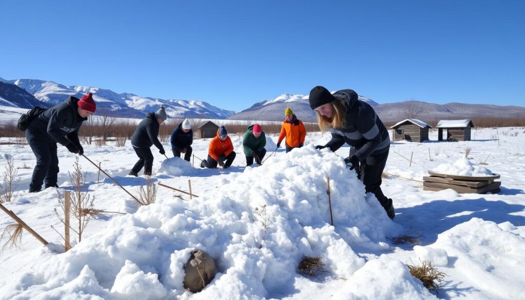 snow harvesting