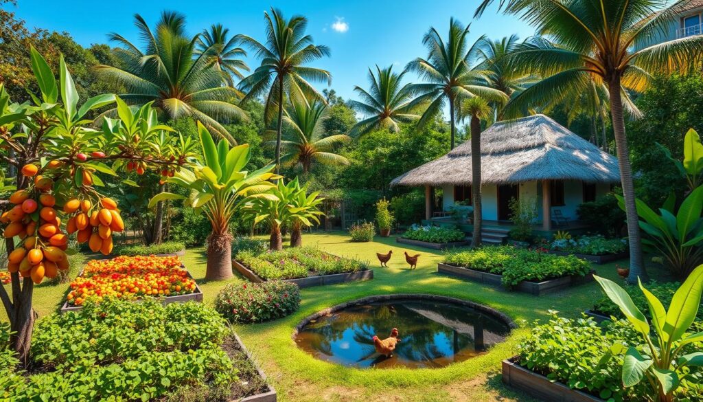 tropical homestead