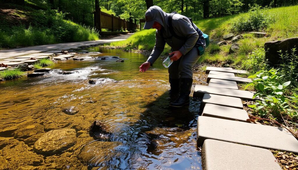 water quality sampling