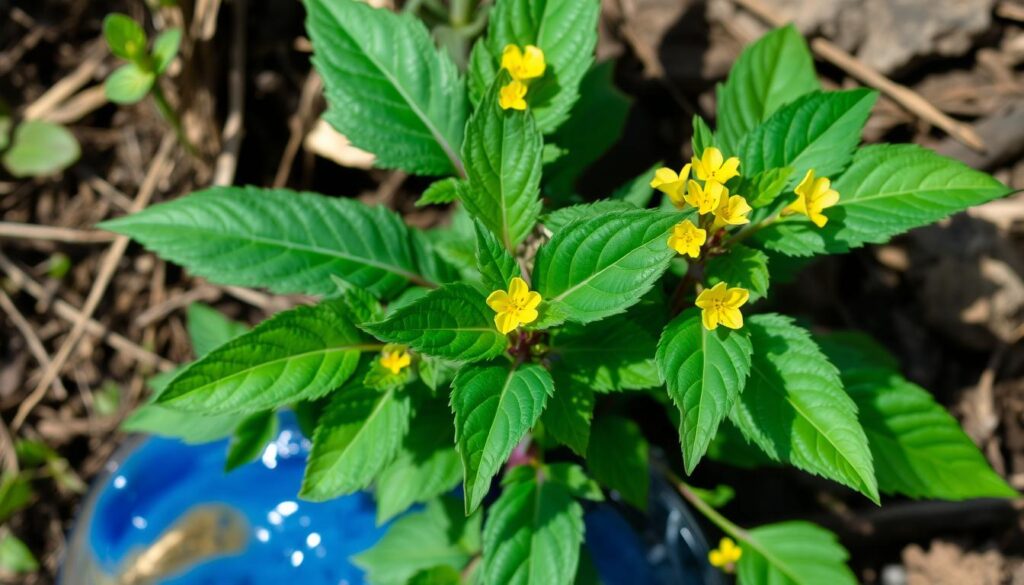 woad blue dye plant