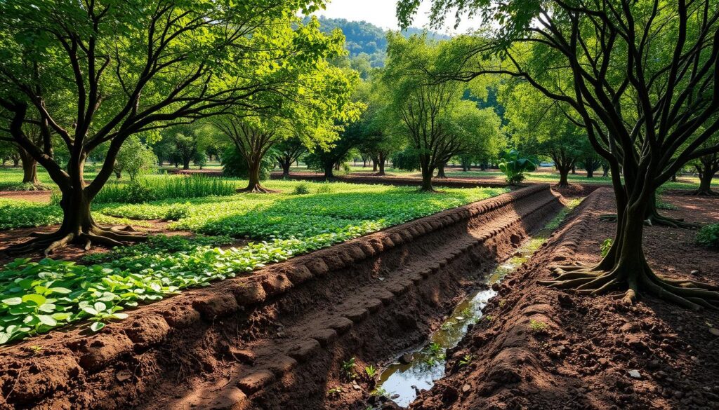 Agroforestry soil and water management