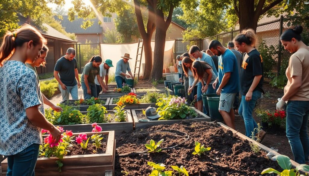 Community collaboration in permaculture