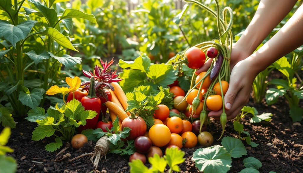 Harvesting Native Crops