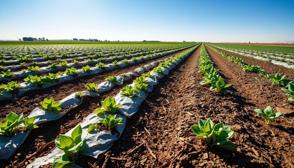 Reflective mulching in agriculture