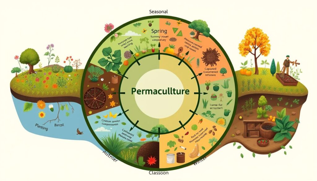 Seasonal Permaculture Cycle