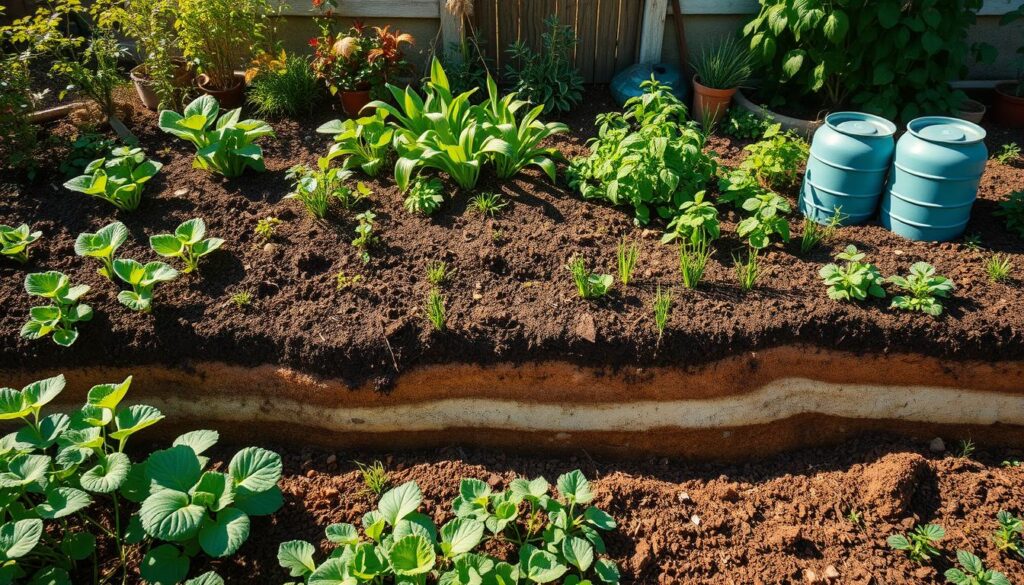 Soil management for water retention