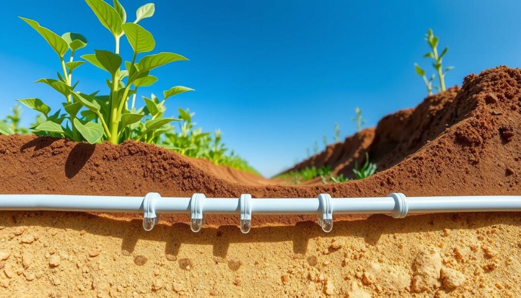 Subsurface drip irrigation system