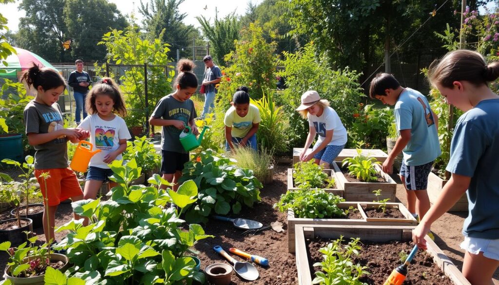 Youth Engaging in Permaculture