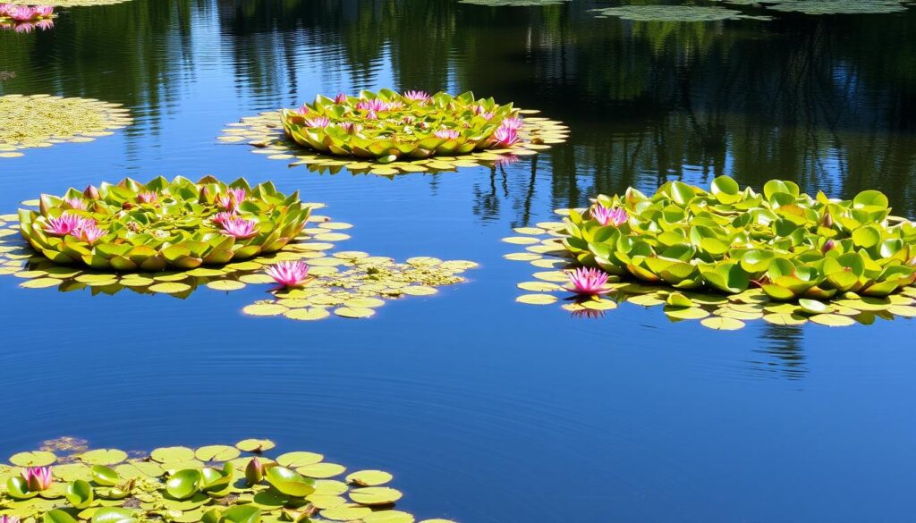 floating aquatic plants