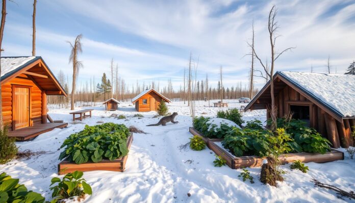 forest shelters tundra permaculture