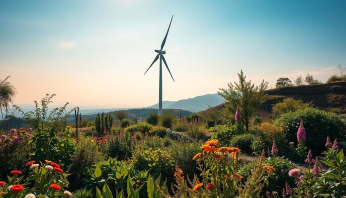 permaculture wind turbine setups