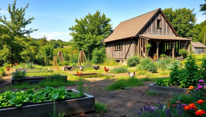 self-sustaining permaculture farms