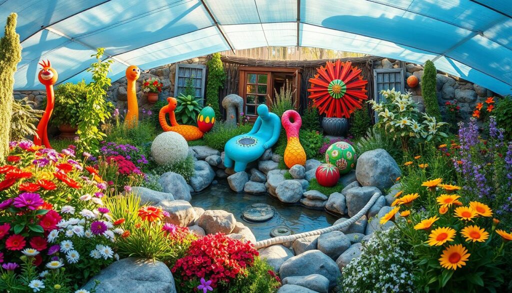 Art Installation in Sensory Garden