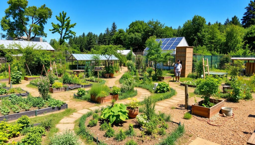 permaculture demonstration site