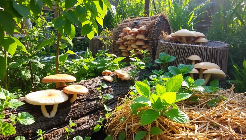 permaculture mushroom growing techniques