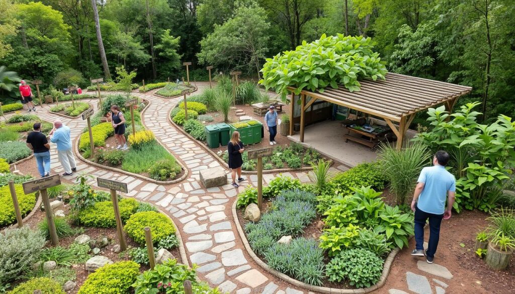 permaculture visitor management